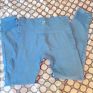 Gymshark energy+ seamless leggings baby blue